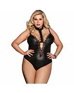 Subblime Queen plus Fetisch Teddy mit Neckholder