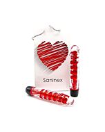 Saninex Vibrator fantastische Realität rot und klar