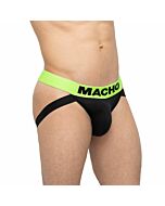 Männlich - mx200v grüner und schwarzer Jockstrap s