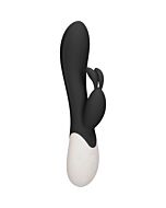 Flame - wiederaufladbare Heizung G-Punkt Kaninchen Vibrator - schwarz
