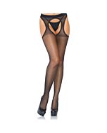 Spandex Suspensorium Strumpfhose - Schwarz