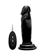 Echt Rock 007 100 schwarz Vibrator 15 cm realistico