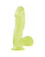 Basix Rubber Works Gelatine Penis Saug Leucht 16cm