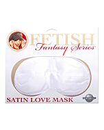 Fetisch Fantasie weißen Satin-Maske