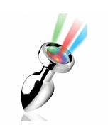 Leuchtet auf - kleiner Analplug - Silber