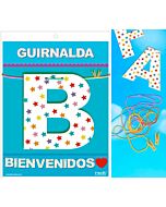 Begrüßungsgirlande (Karton 220gr)