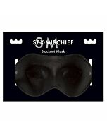 Sex & michief Blackout schwarze Ledermaske