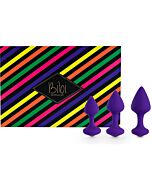 Feelztoys - Bibi Butt Plug Set 3 Stück lila