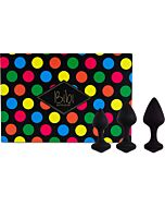 Feelztoys - Bibi Butt Plug Set 3 Stück schwarz