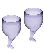 Satisfyer fühlen sich sicher Kit Copa Menstruation Lila 15 + 20ml