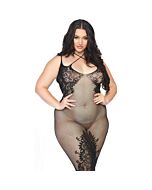 Leg Avenue Dual Strap Neckholder Kleid 1x-2x