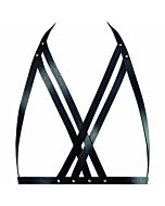 Indiskreter Schmuck Labyrinth Halfter BH Geschirr schwarz