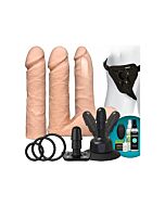 Vibrierendes Ultraskyn-Set mit doppelter Dichte - Vanille