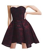 Korsett mit lila Teenagerrock