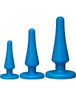 Amerikanischer Pop Anal Trainer Set blau