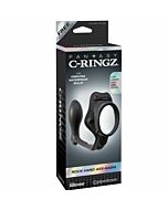 Fantasie c-Ring steinhart Enhancer Ring mit analplug