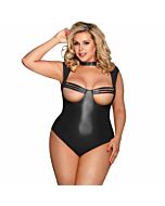 Subblime Queen plus ungedeckter Brustfetisch-Teddy