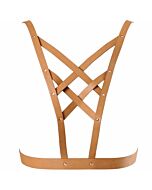 Bijoux Indiscrets Labyrinth Kreuzspaltgeschirr braun