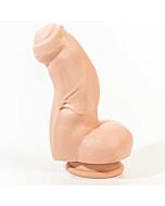 Rosa Raumnester realistisches Dildofleisch 16,5 cm