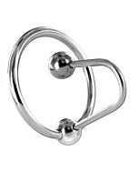 Metall hart Eichelring mit Stecker