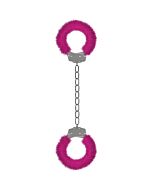 Ouch Vergnügen Beinbündchen mit rosa Plüsch