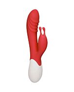 Zünden - wiederaufladbare Heizung G-Punkt Kaninchen Vibrator - rot