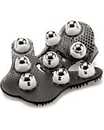 Schwarz Handschuhmassage