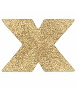 Goldkreuz-Blitz-Piercings