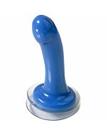 Sex in der Dusche blauen Dildo mit Saugnapf