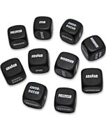 Diablo Pikant - Schwarzer Sadomaso-Würfel 30x30 mm