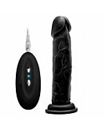 Echt Rock 008 100 schwarz Vibrator 20 cm realistico