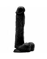 Echt Rock 017 100 realistischer Dildo 23,5 cm schwarz