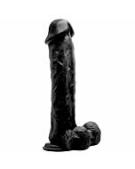 Echt Rock 020 100 realistischer Dildo 29,5 cm schwarz