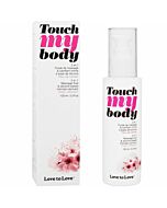 Touch My Body 2 in 1 Silikon Schmieröl-Massage + Kirschblüte 100ml