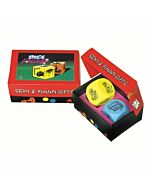 Fall fluor paar große Würfel