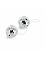 Geishakugeln Silber Silbertöne