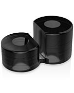 Doppelte Leistungsring Schwarz