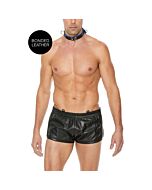 Deluxe Blaues Bondage-Halsband