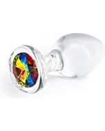 Regenbogen Kristall Plug M