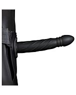 Autsch! Geflochtener hohler Strap-On Schwarz 8'' - Sexshop