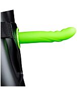 Ouch-Gebogener Texturierter Leuchtender Strap-On