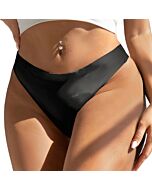 Tanga 3XL Schwarz Premium