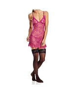 Body Honolulu Lila - Weicher lila Body ohne Bügel und Stäbchen - Halbtransparente Spitze