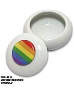 Schmuckkasten Regenbogen - Keramik 5x5 mm