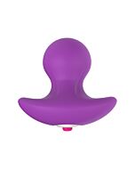 Lustknopf Lila - Vibrator-Plug
