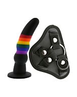 Regenbogen Strap-On Dildo