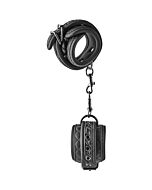 Diamant-Veganleder-Handschellen Blaze