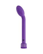 Lila Konturierter Vibrator