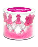 Bachelorette Krone Stirnband mit Penisse