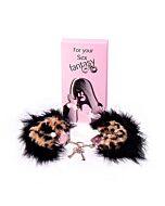 Handschellen Plüsch Leopard